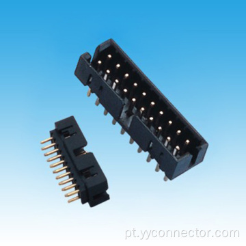 Conector de cabeçalho de caixa reta de 2,0 mm